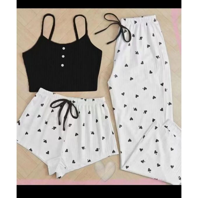 3 in 1 cotton pajama set